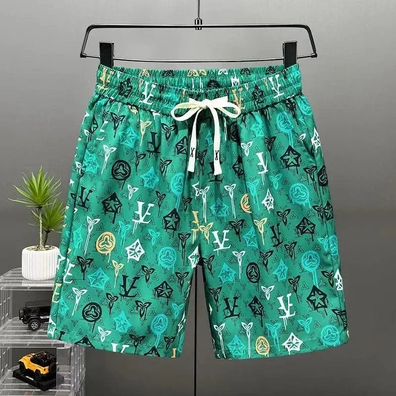 2025 Motorcycle Breathable Quick-drying Shorts American Fashion Trend Luxury Sports Shorts Comfortable Casual Street Shorts Y2K