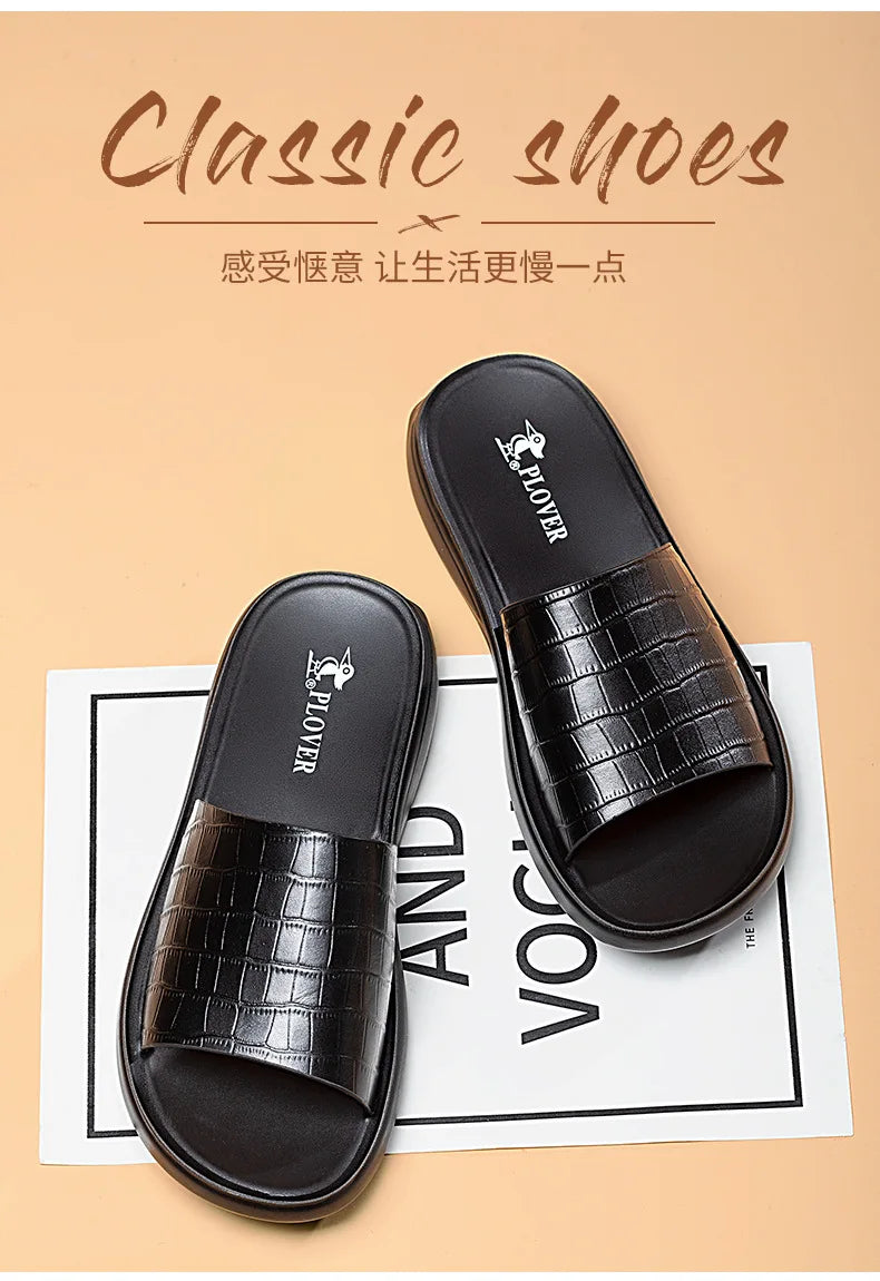 High-quality Casual Sandals for man Comfortable Man Sandal House Slippers Man Summer Shoes Mens Slipper Flip Flop Slides