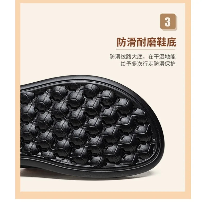 High-quality Casual Sandals for man Comfortable Man Sandal House Slippers Man Summer Shoes Mens Slipper Flip Flop Slides