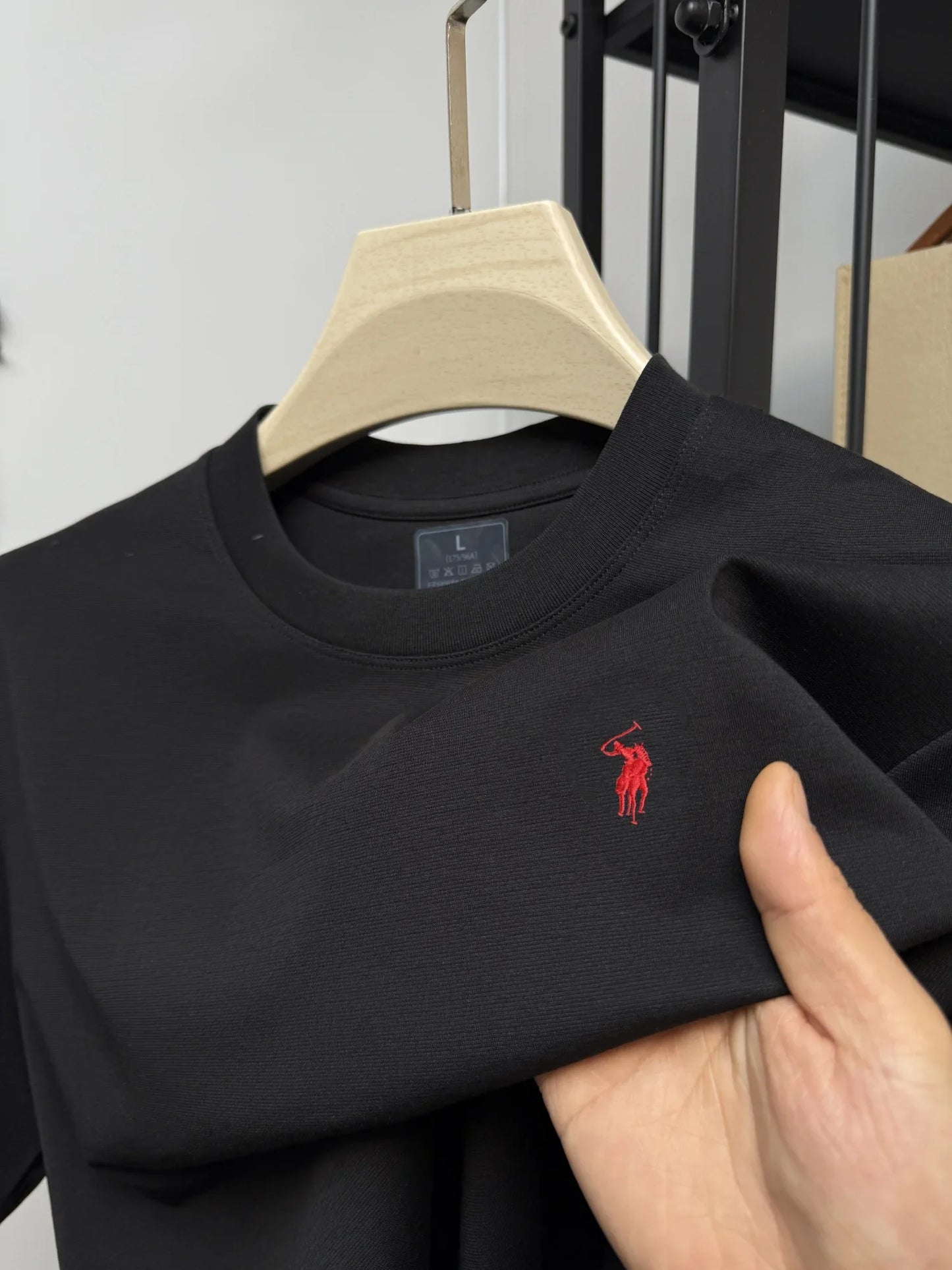 Luxury brand Paul embroidery short sleeved T-shirt 2025 summer new item for men high-quality silk cotton comfortable casual top