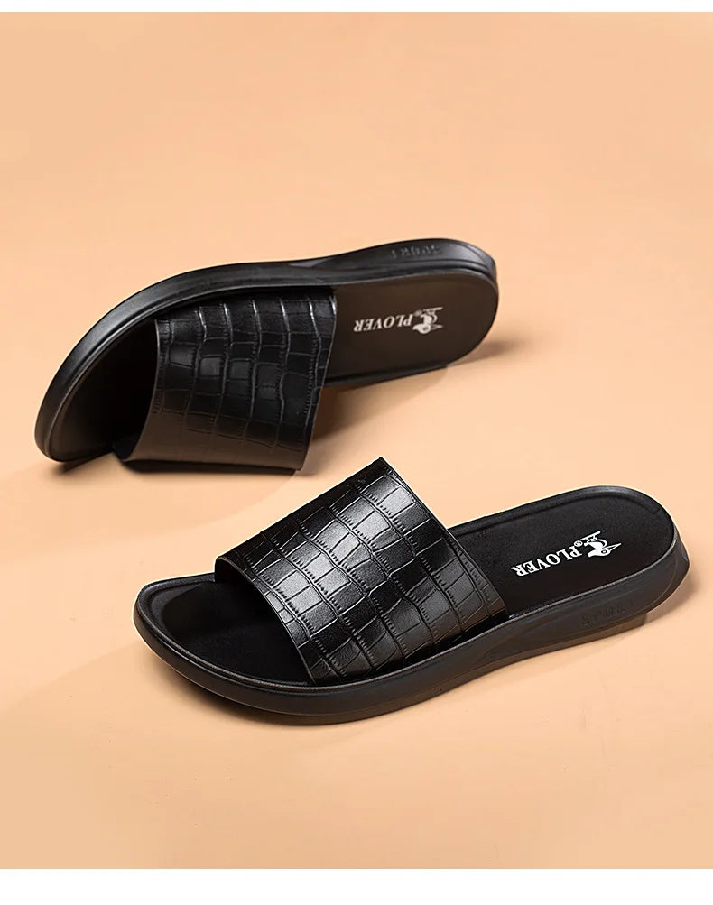 High-quality Casual Sandals for man Comfortable Man Sandal House Slippers Man Summer Shoes Mens Slipper Flip Flop Slides