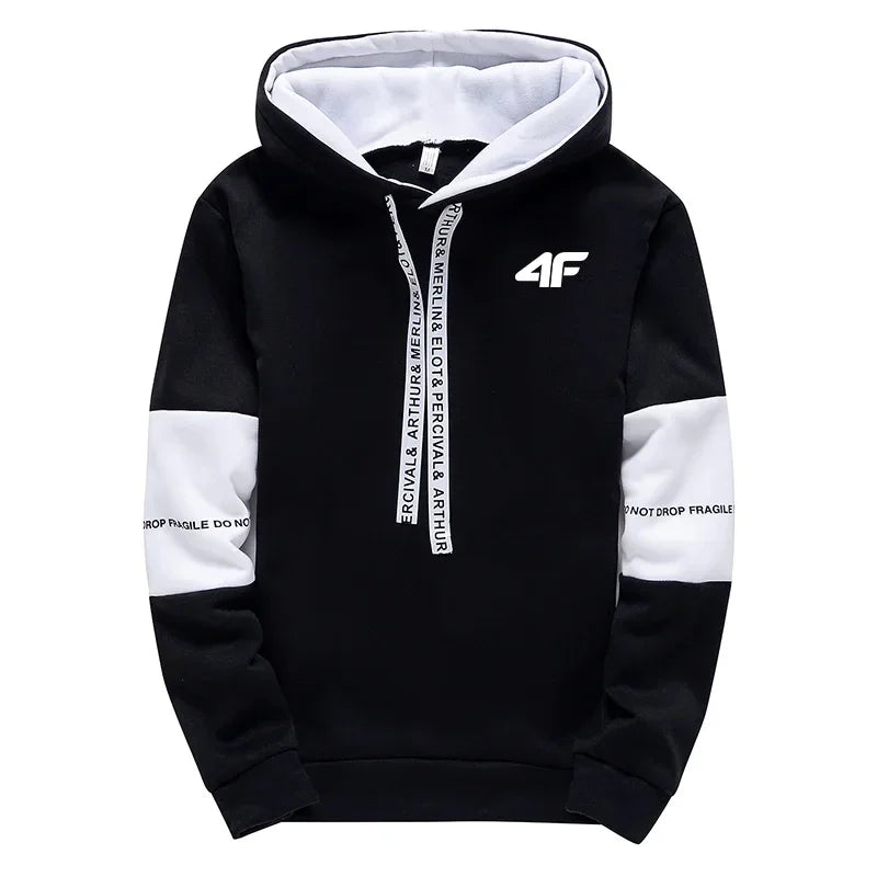 Hot Sale Men's Tracksuit Hooded Long Sleeves Casual Single Piece Sweatshirts And Daily Sports Sweatpants Comfort Outdoor Jogging
