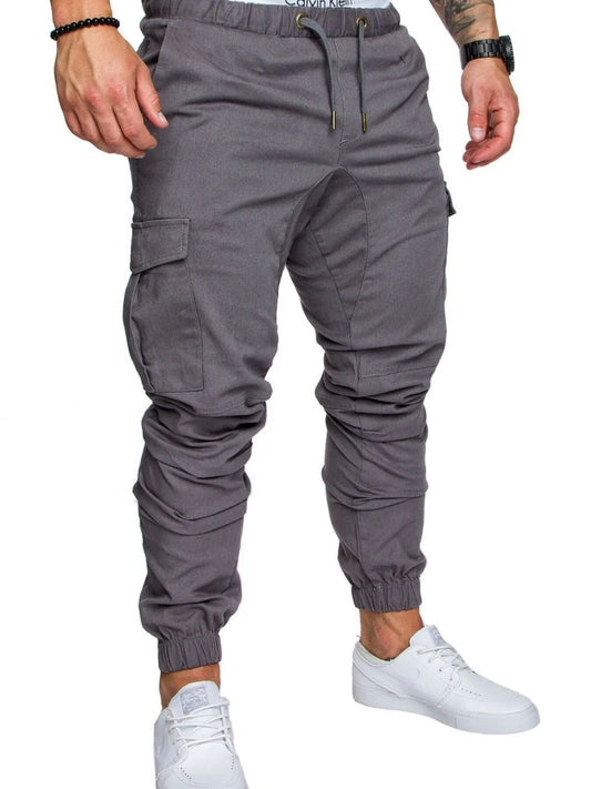 Men's Full Size Cargo Jogger with Drawstring Waistband Plus Size The DmGLabeL 
