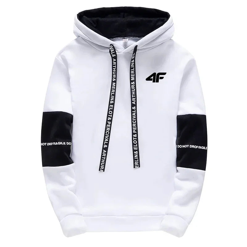 Hot Sale Men's Tracksuit Hooded Long Sleeves Casual Single Piece Sweatshirts And Daily Sports Sweatpants Comfort Outdoor Jogging