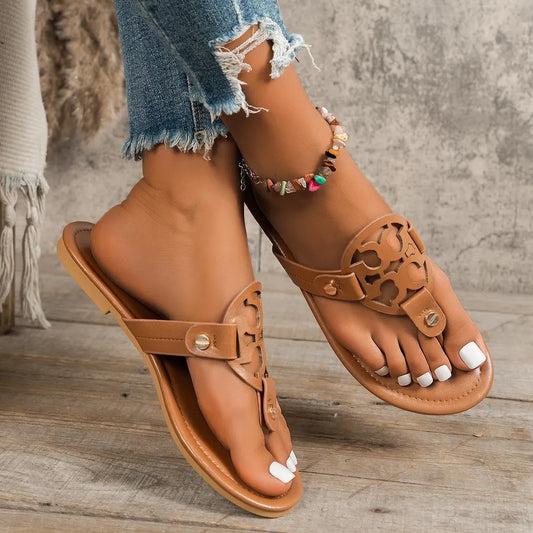 Toe Post Flats Sandals