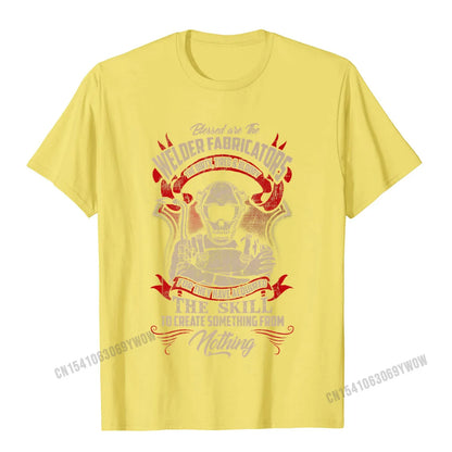 WELDER FABRICATORS Funny Welders Welding Backside Premium T-Shirt Camisas Men Normal Tshirts New Tops Shirt Cotton Men Unique