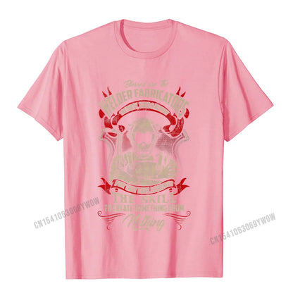 WELDER FABRICATORS Funny Welders Welding Backside Premium T-Shirt Camisas Men Normal Tshirts New Tops Shirt Cotton Men Unique
