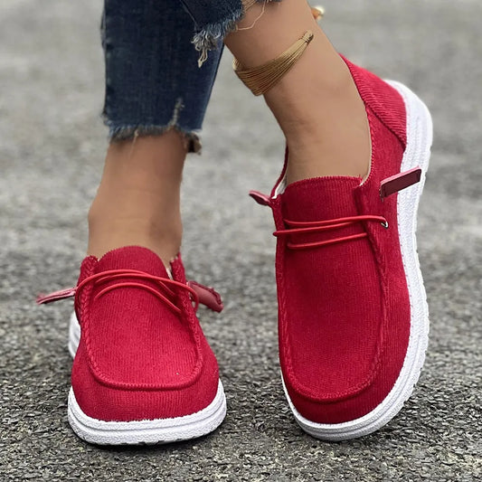 Round Toe Flat Slip-Ons DmGLabeL 