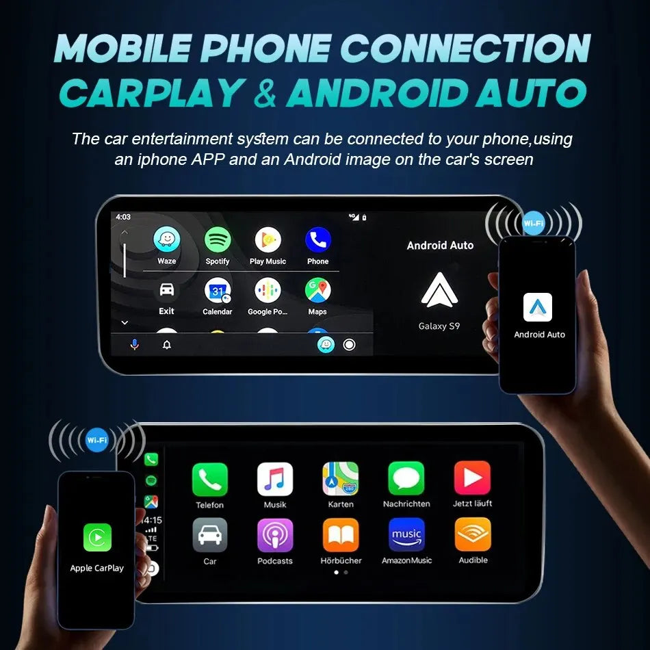 Android 14 Auto Radio Wireless Carplay Touch Screen For Audi A6 C7 A7 2012-2018 Car Multimedia Player Navigation Stereo GPS WIFI
