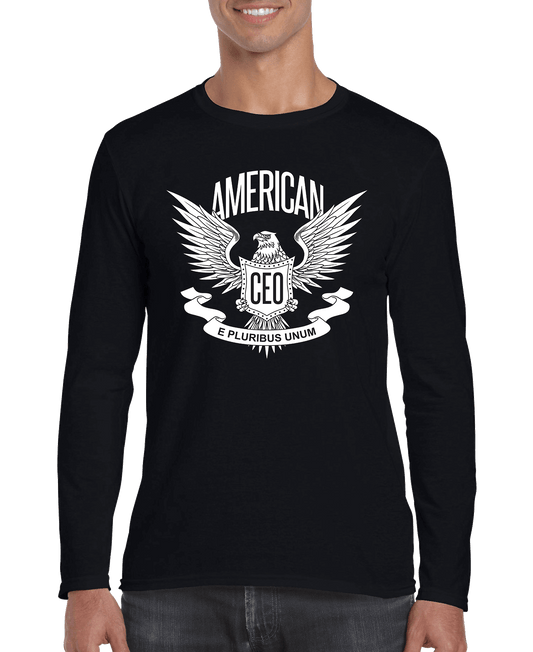 Men’s American flag eagle long sleeve shirt