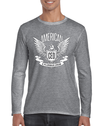 Men’s American flag eagle long sleeve shirt