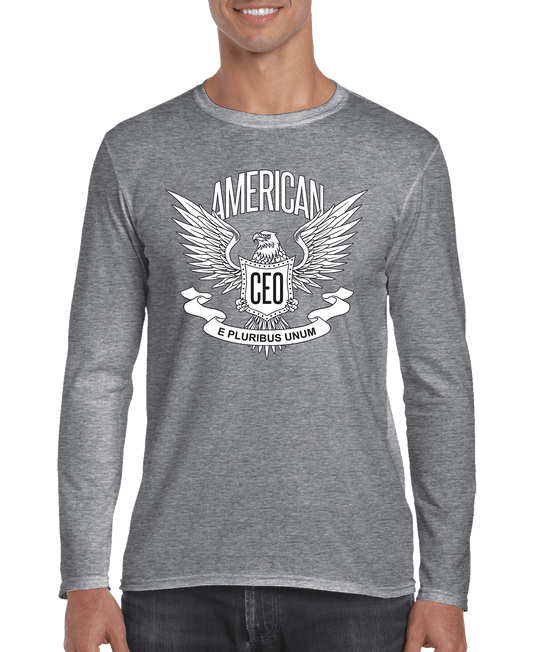 Men’s American flag eagle long sleeve shirt