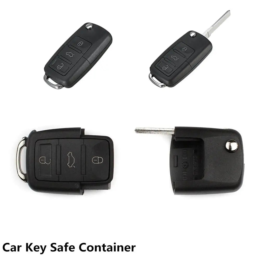 Fake Car Key Safe Hidden Secret Compartment Stash Box Discreet Decoy Car Key Fob to Hide and Store Money