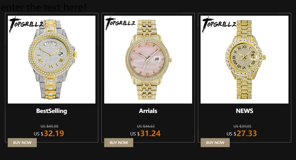 TOPGRILLZ 2021 New Mechanical Luxury Rhinestones Mens Watches 7 Colors Stainless Steel Watch Hip Hop Charm Jewelry Dropshipping