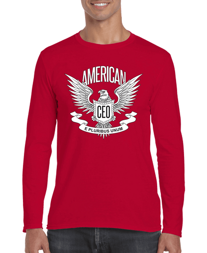 Men’s American flag eagle long sleeve shirt