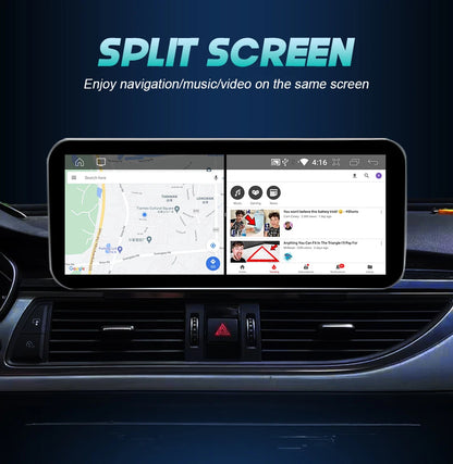 Android 14 Auto Radio Wireless Carplay Touch Screen For Audi A6 C7 A7 2012-2018 Car Multimedia Player Navigation Stereo GPS WIFI