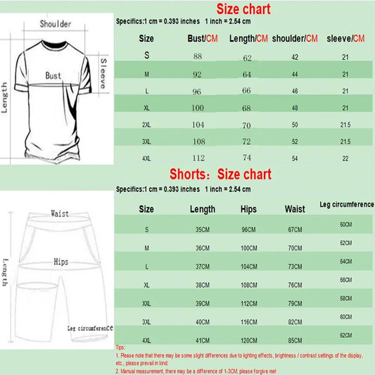 Short Sleeve T-shirt Set + Shorts Men's Young Summer Fashion Casual Sports Two-Piece Set