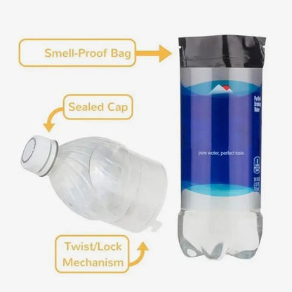 Diversion Water Bottle Stash Container Security Container Safe Box Plastic Stash Jars Seamless Design Stash Money Bottle