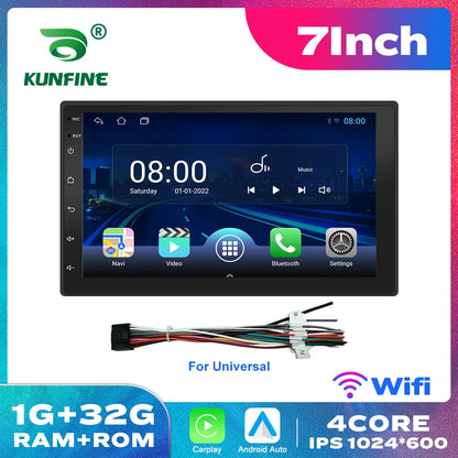 2 Din 2.5D Touch Screen 7Inch Android Car Radio Multimedia Video Player Universal Stereo Carplay For Vw Nissan Hyundai Toyoto
