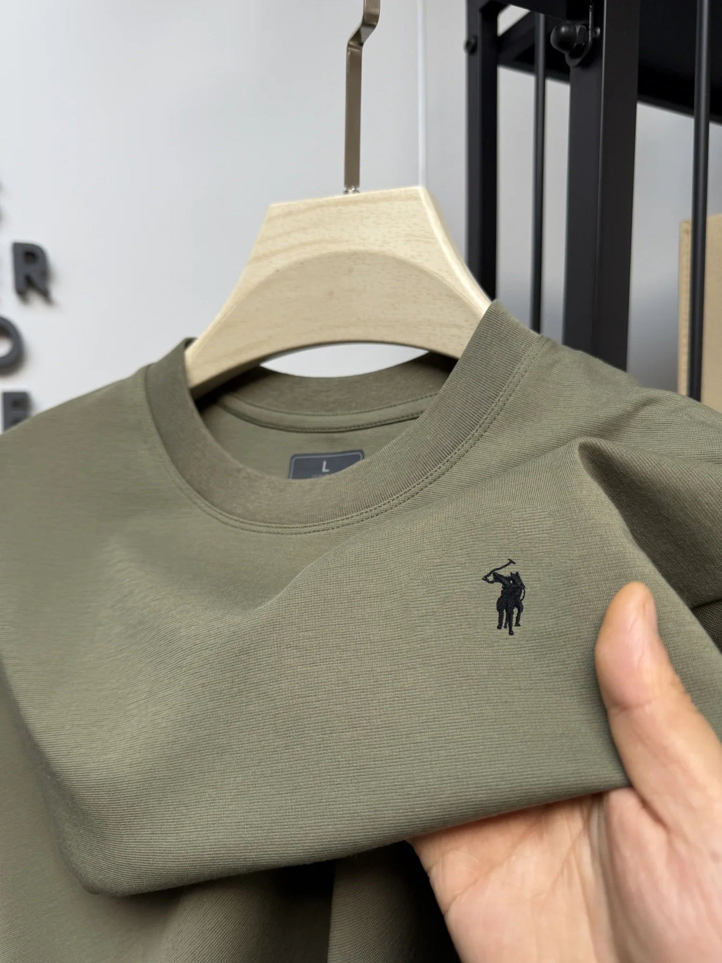 Luxury brand Paul embroidery short sleeved T-shirt 2025 summer new item for men high-quality silk cotton comfortable casual top