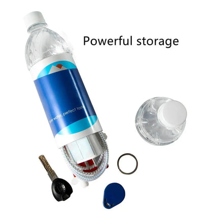 Diversion Water Bottle Stash Container Security Container Safe Box Plastic Stash Jars Seamless Design Stash Money Bottle