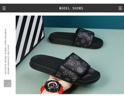 Man Summer Slippers Leather Sandals Comfortable Man Sandal House Sandals Sale Mens Slipper Flip Flop Shoes for Men Slippers