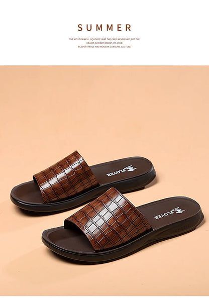 High-quality Casual Sandals for man Comfortable Man Sandal House Slippers Man Summer Shoes Mens Slipper Flip Flop Slides