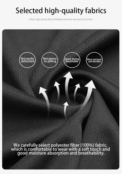 2025 Summer Hot-selling Casual Comfortable Quick-drying Fast-downhill Motorcycle Men's Breathable Sweat-absorbing Shorts