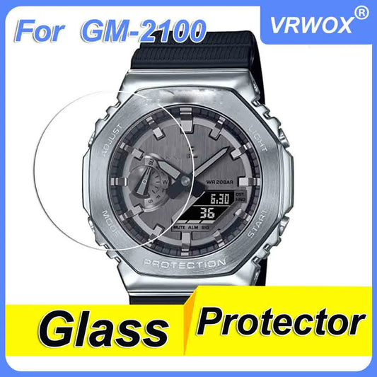 3Pcs 9H 2.5D Tempered Glass For  GA-2100 GA-2000 GA-2110SU GA-2200 GMA-S2100 GA-900 GM-2100 Screen Protector