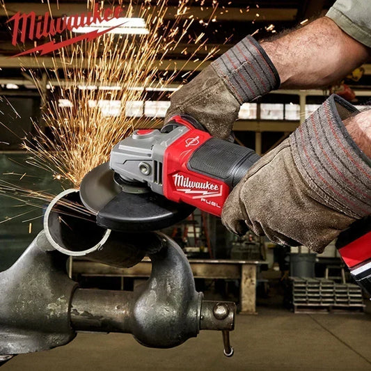Milwaukee 100mm/125mm Braking Brushless Angle Grinder M14 Electric Cordless Polishing 3 Gears Variable Speed Cutting Power Tools
