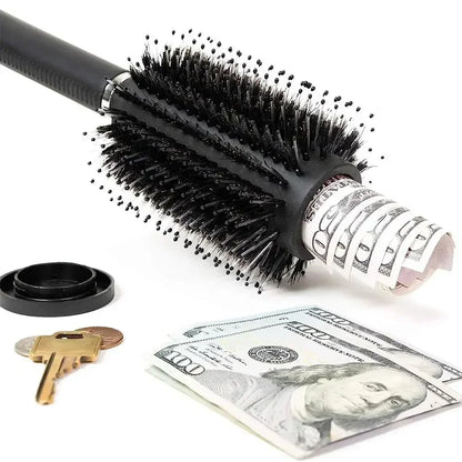 Hair Comb Secret Stash Hidden Safe Diversion Brush Key Safe Box Hiding Diamond Jewelry Storage Discreet Secret Removable Lid