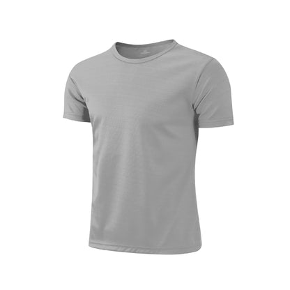 Quick-drying Round Neck Sport T-shirt Gym Fitness Shirt Trainer Running T-shirt Men Breathable Sportswear Костюм Женский Летний