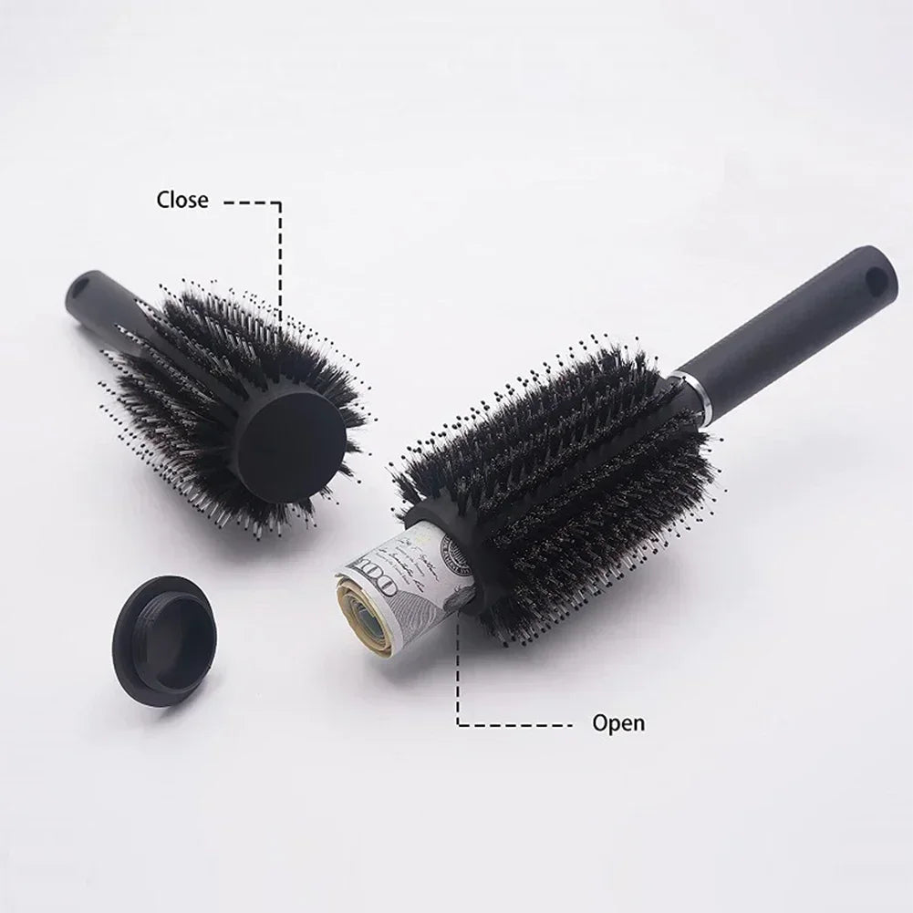 Hair Comb Secret Stash Hidden Safe Diversion Brush Key Safe Box Hiding Diamond Jewelry Storage Discreet Secret Removable Lid