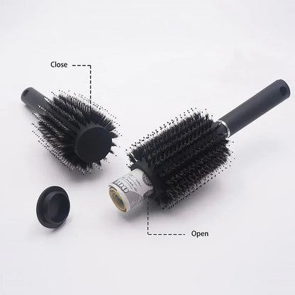 Hair Comb Secret Stash Hidden Safe Diversion Brush Key Safe Box Hiding Diamond Jewelry Storage Discreet Secret Removable Lid