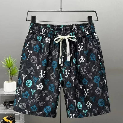 2025 Motorcycle Breathable Quick-drying Shorts American Fashion Trend Luxury Sports Shorts Comfortable Casual Street Shorts Y2K
