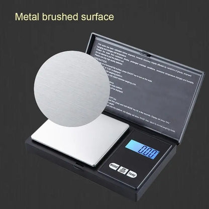 Jewelry Scales for Gold Sterling Silver Digital Scale Gram Electronic Scales 100g/200g/300g/500g X 0.01g/0.1g Mini Pocket