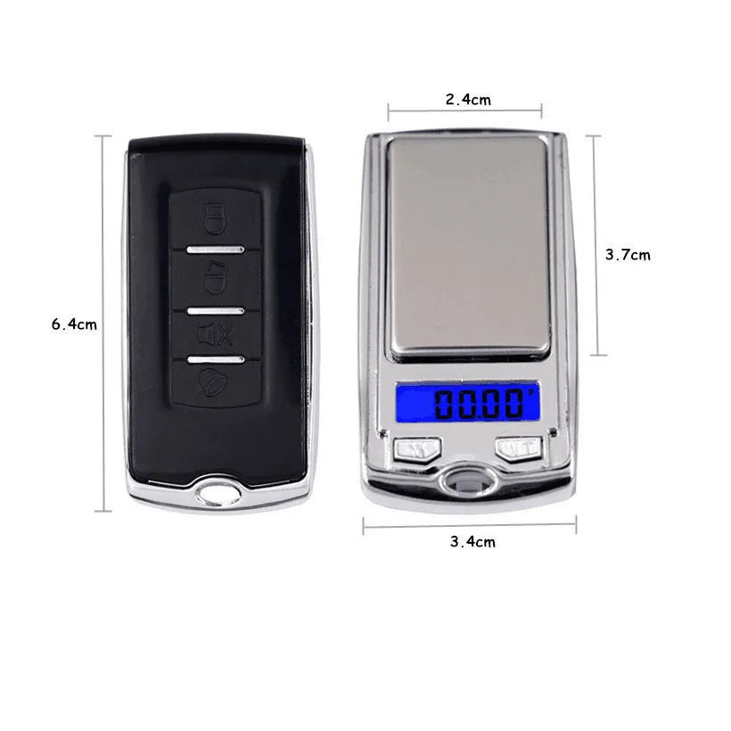 200g/0.01g Precision Jewelry Scale Portable Car Key Mini Scale Mini Digital Pocket Electronic Scale With LCD Display Weigh Tools