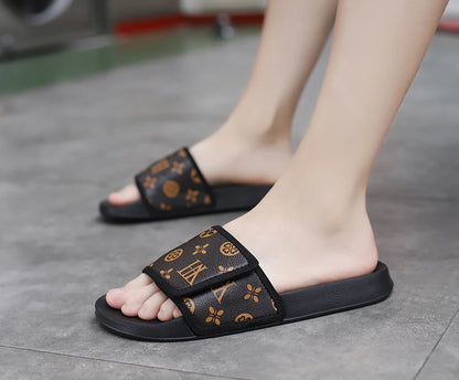 Man Sandal House Slippers Men's Genuine Leather Sandals Comfortable  Man Summer Shoes Sale Genuine Mens Slipper Flip Flop Slides