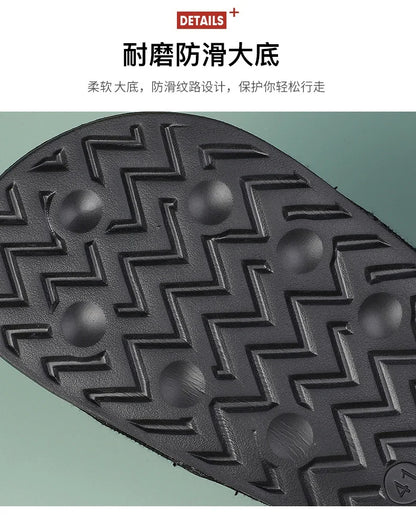 Men's Genuine Leather Sandals Comfortable Man Sandal House Slippers Man Summer Shoes Sale Genuine Mens Slipper Flip Flop Slides