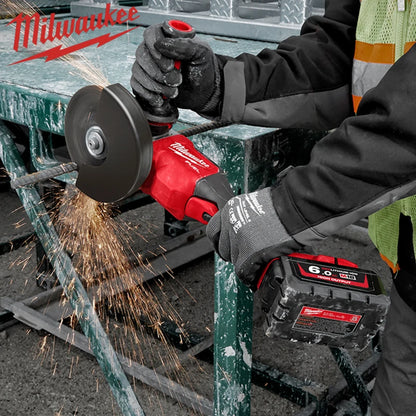 Milwaukee 100mm/125mm Braking Brushless Angle Grinder M14 Electric Cordless Polishing 3 Gears Variable Speed Cutting Power Tools