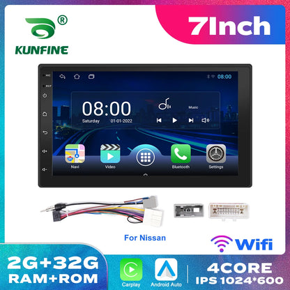 2 Din 2.5D Touch Screen 7Inch Android Car Radio Multimedia Video Player Universal Stereo Carplay For Vw Nissan Hyundai Toyoto