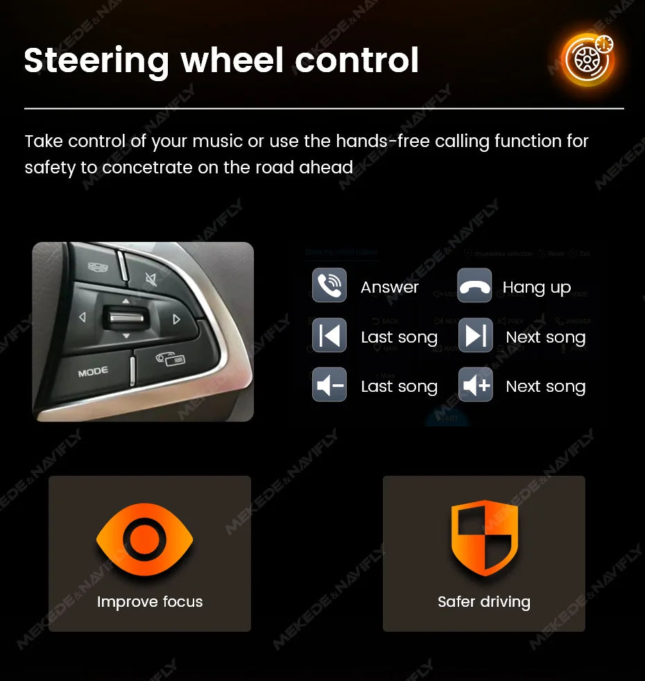 1DIN 7inch HD Touch Screen Universal Car Radio Multimedia Player MP5 Car-play Auto BT For Ford Honda Hyundai KIA Fiat VW Nissan