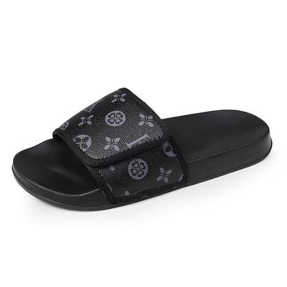 Man Sandal House Slippers Men's Genuine Leather Sandals Comfortable  Man Summer Shoes Sale Genuine Mens Slipper Flip Flop Slides