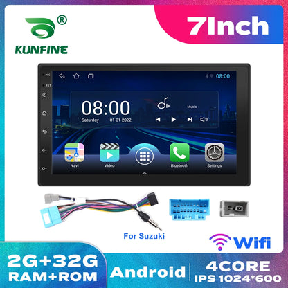 2 Din 2.5D Touch Screen 7Inch Android Car Radio Multimedia Video Player Universal Stereo Carplay For Vw Nissan Hyundai Toyoto