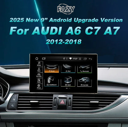 Android 14 Auto Radio Wireless Carplay Touch Screen For Audi A6 C7 A7 2012-2018 Car Multimedia Player Navigation Stereo GPS WIFI