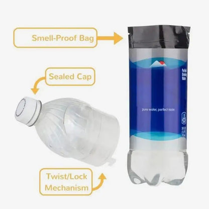 Diversion Water Bottle Stash Container Security Container Safe Box Plastic Stash Jars Seamless Design Stash Money Bottle