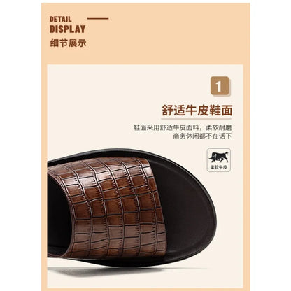 High-quality Casual Sandals for man Comfortable Man Sandal House Slippers Man Summer Shoes Mens Slipper Flip Flop Slides