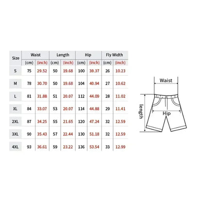 2025 Motorcycle Breathable Quick-drying Shorts American Fashion Trend Luxury Sports Shorts Comfortable Casual Street Shorts Y2K