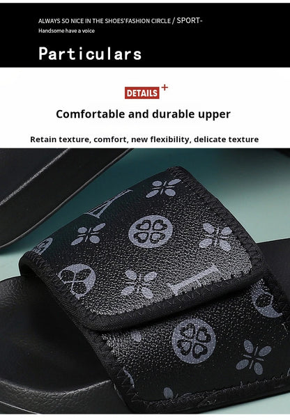 Man Sandal House Slippers Men's Genuine Leather Sandals Comfortable  Man Summer Shoes Sale Genuine Mens Slipper Flip Flop Slides
