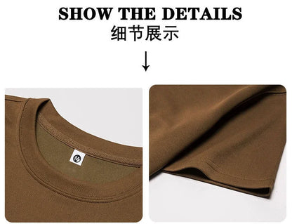 2025 Summer Street men fashion Breathable fitness sports fashion high quality printed short sleeve T-shirt + jogging shorts set